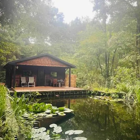Prachtige Chalet In Het Bos Met Sauna! Lanaken Exterior photo